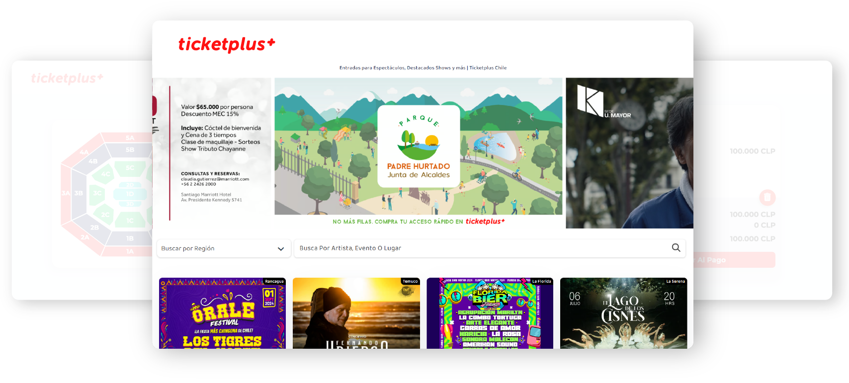 Ticketplus Espectáculo - Vende tickets por web y Marketplace App