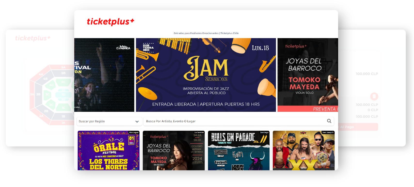 Ticketplus Festivales - Vende tickets por web y Marketplace App