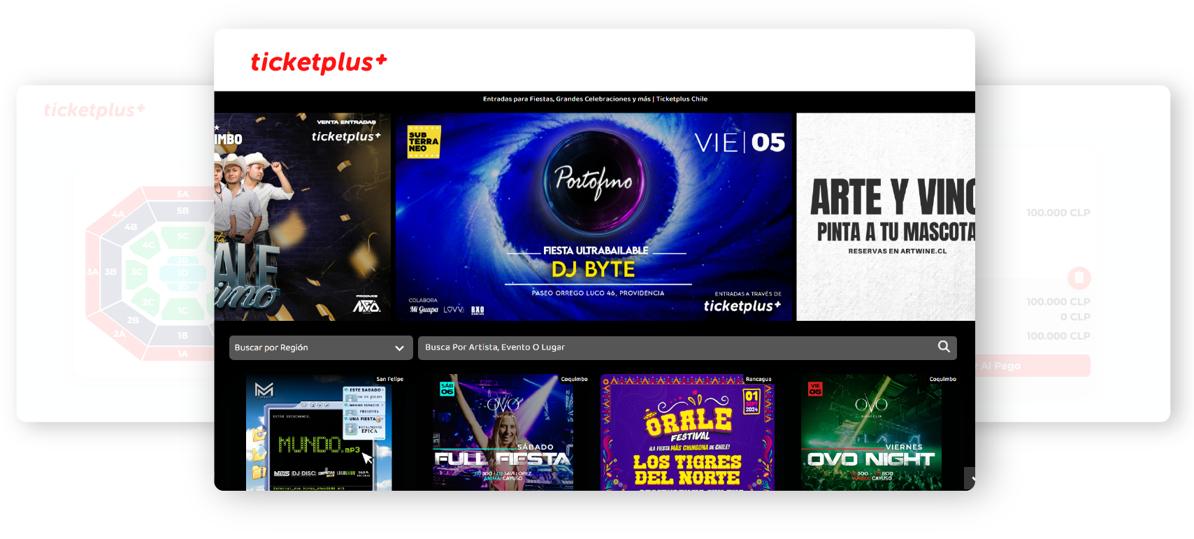 Ticketplus Fiestas - Vende tickets por web y Marketplace App