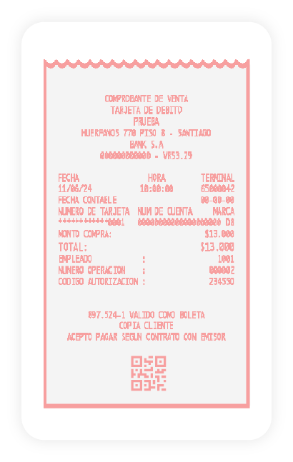 Recibe tu ticket al momento